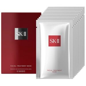 SK-II Brightening Serum Facial Treatment Sheet Masks 10 PCs NEW